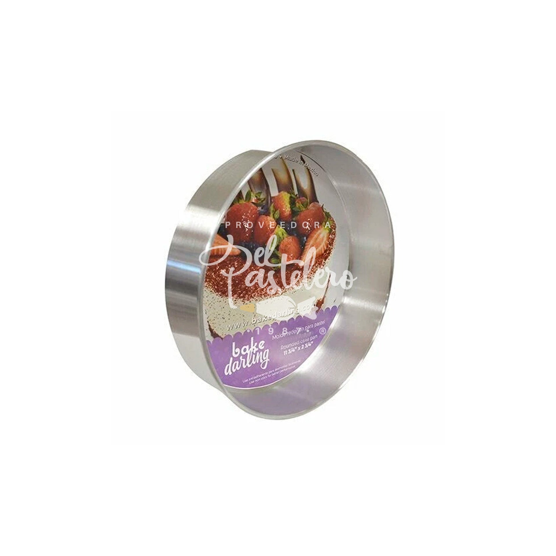 MOLDE REDONDO ACERO ANTIADHERENTE 18X7 CM BAKE DARLING