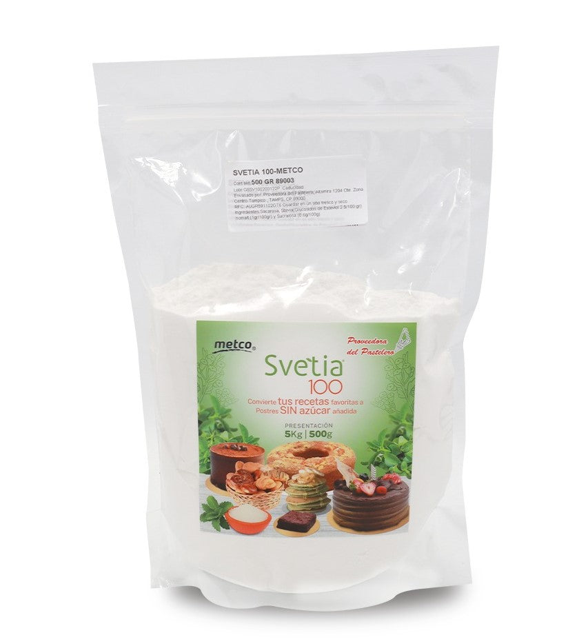 SVETIA 100 ENDULZANTE NATURAL BOLSA 500 GR METCO