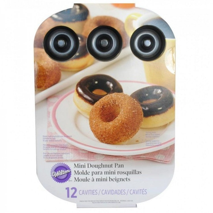 MOLDE MINI DONA ALUMINIO 12 CAVIDADES CAL 18 WILTON