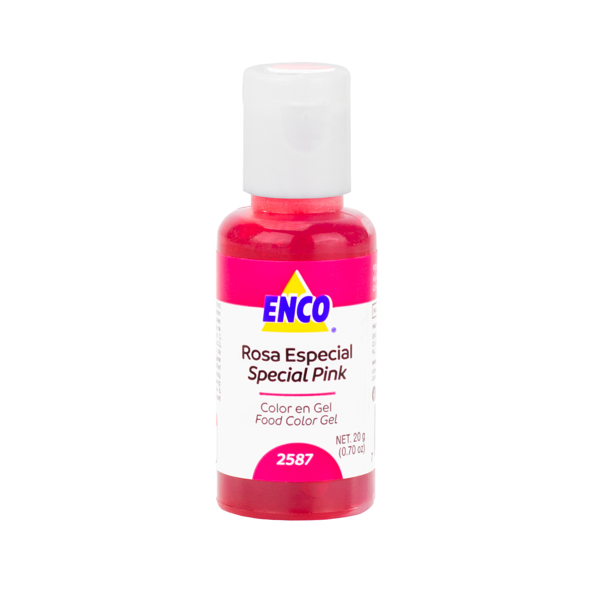COLOR EN GEL ROSA ESPECIAL 20 GR ENCO
