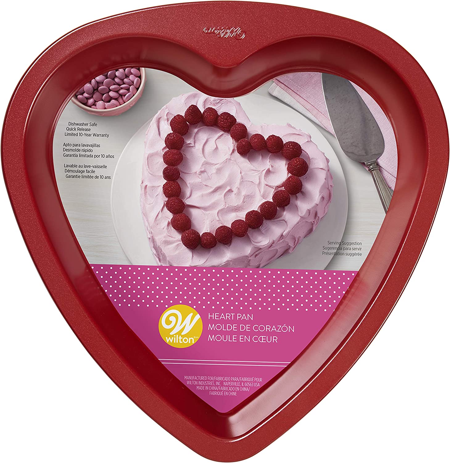 MOLDE CORAZÓN ACERO INOXIDABLE 22.8X5.71 CM WILTON