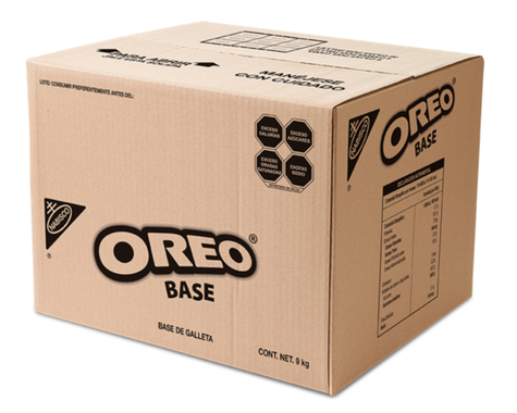 GALLETA OREO TAPA SIN RELLENO CAJA 9 KG