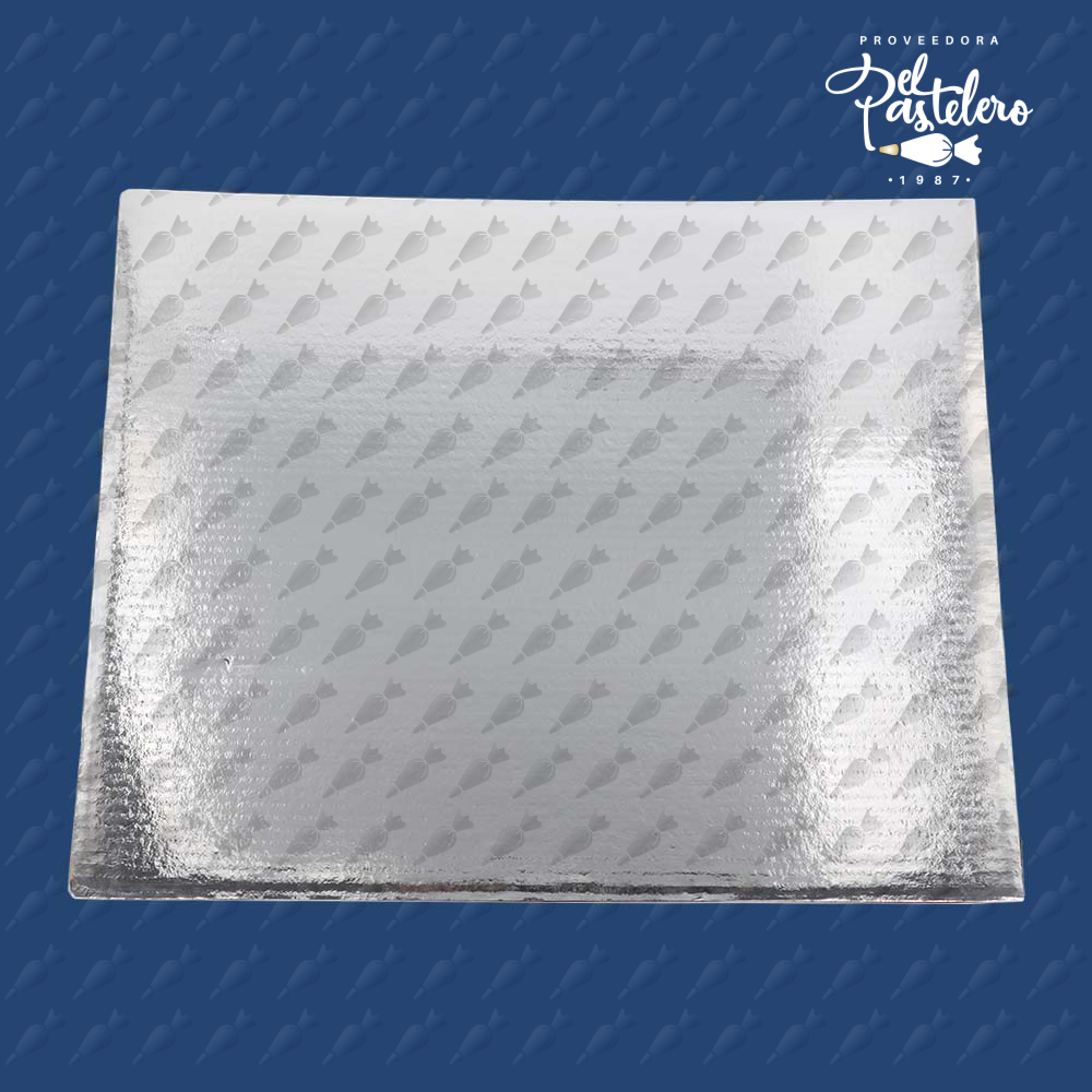 BASE RECTANGULAR DOBLE LISTON 40 X 50CM PAQUETE 50 PIEZAS