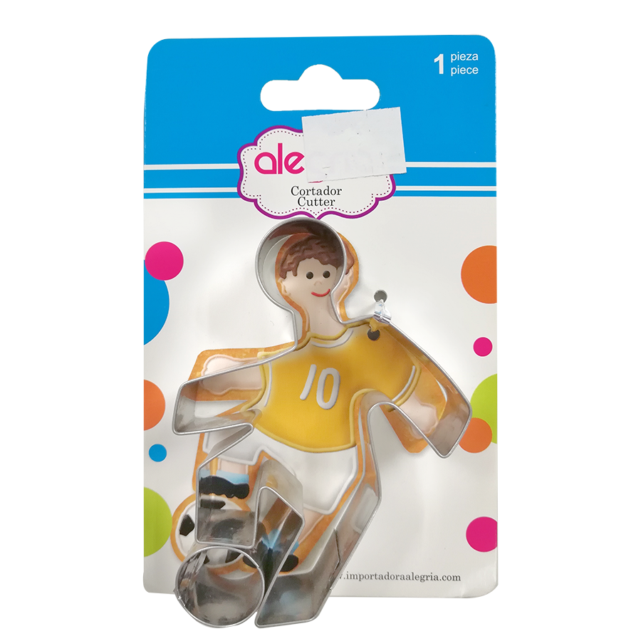 CORTADOR GALLETAS ACERO INOXIDABLE JUGADOR 7.5 CM