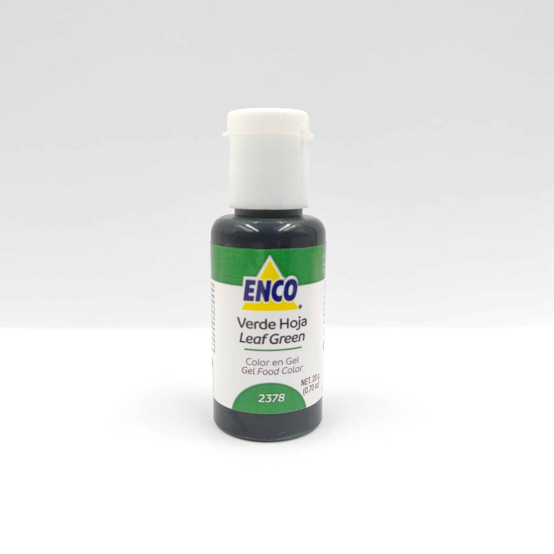COLOR EN GEL VERDE HOJA 20 GR ENCO