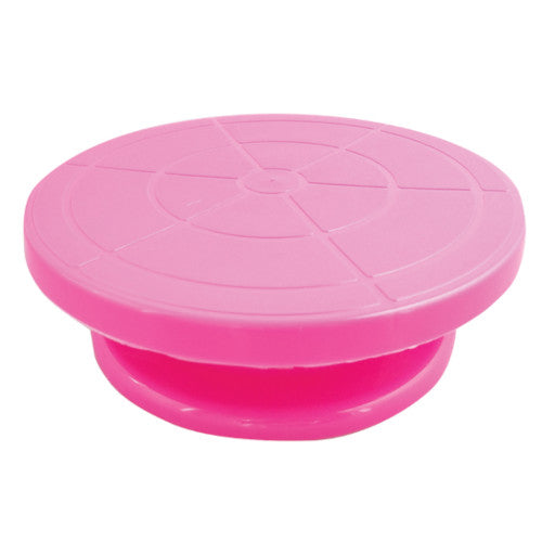 BASE GIRATORIA PLASTICO ROSA INTENSO 28 CM ALEGRIA
