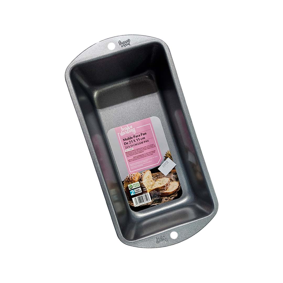 MOLDE PANQUE ACERO ANTIADHERENTE 21 X 11 CM BAKE DARLING
