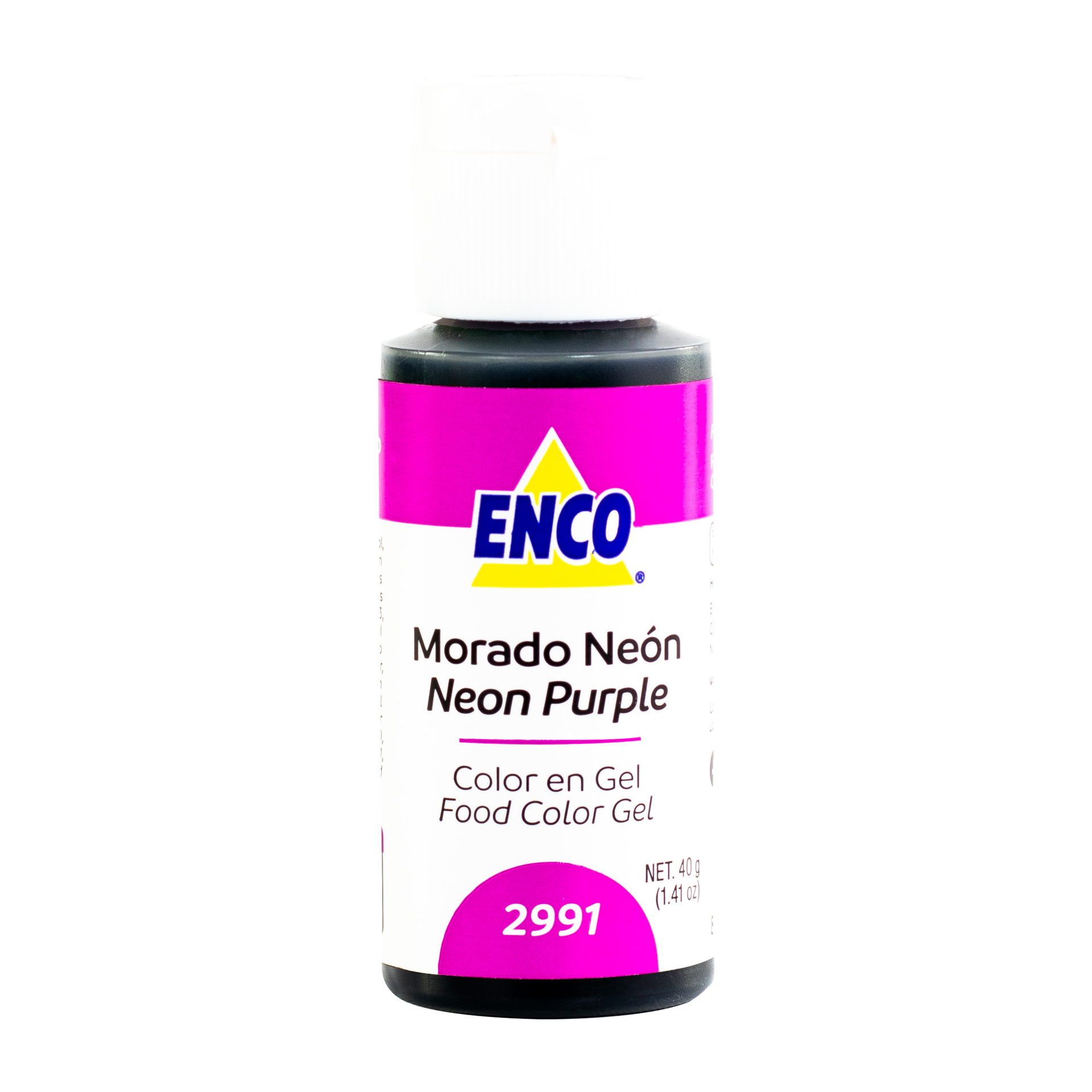 COLOR EN GEL MORADO NEON 40 GR ENCO