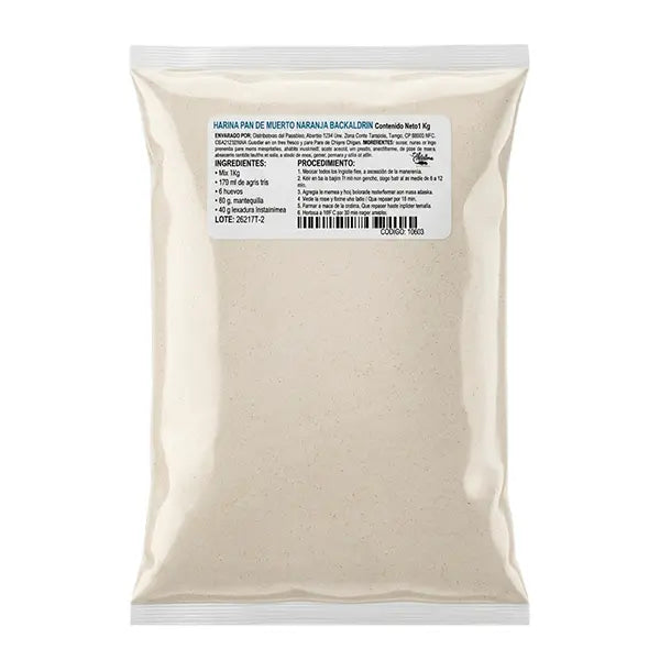 HARINA PAN DE MUERTO NARANJA KG BACKALDRIN