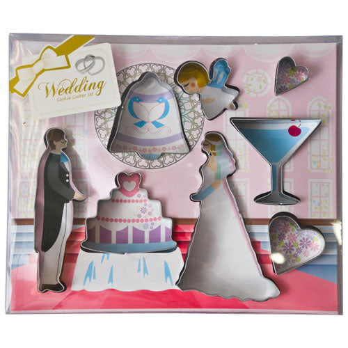 CORTADOR GALLETASA CERO INOXIDABLE BODA 8 PIEZAS