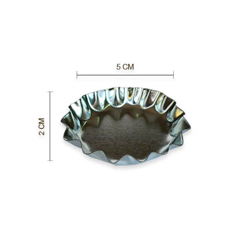 MOLDE TARTALETA ACERO INOXIDABLE 5 CM BAKERY