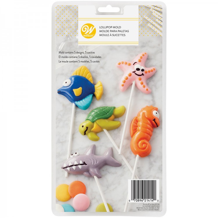 MOLDE PARA CHOCOLATE ANIMALES MARINOS WILTON