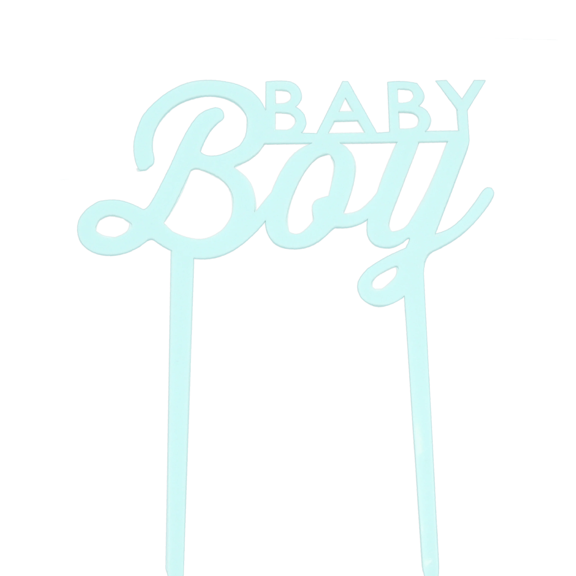 LETRERO BABY BOY COLOR AZUL PASTEL ALEGRIA