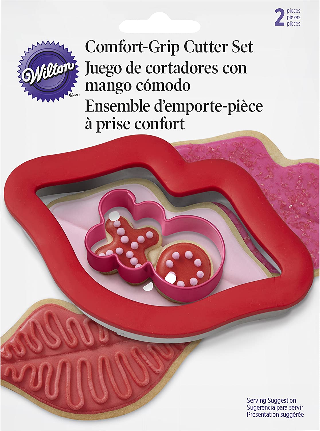 CORTADOR LABIOS Y CORAZON SAN VALENTIN WILTON