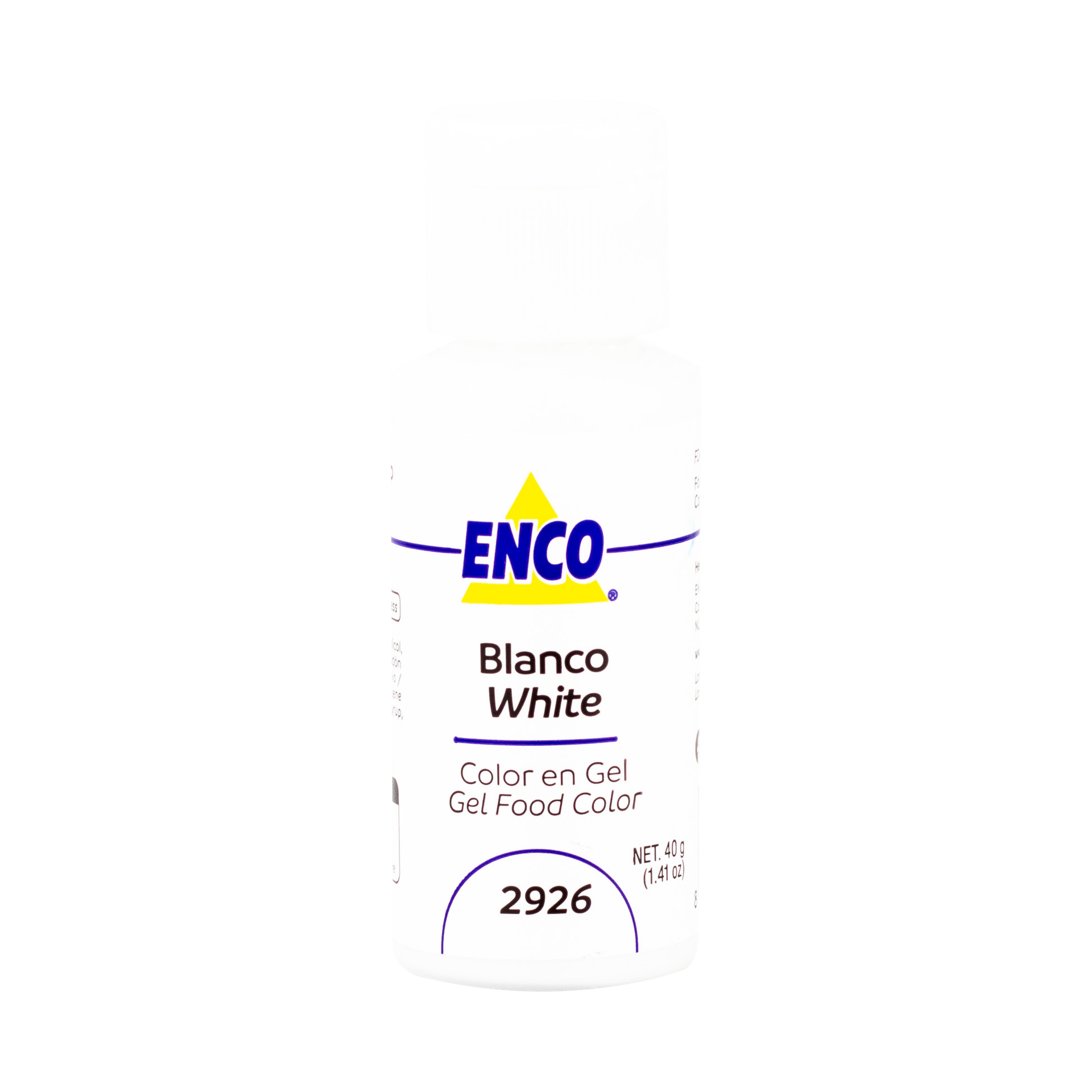 COLOR EN GEL BLANCO 40 GR ENCO