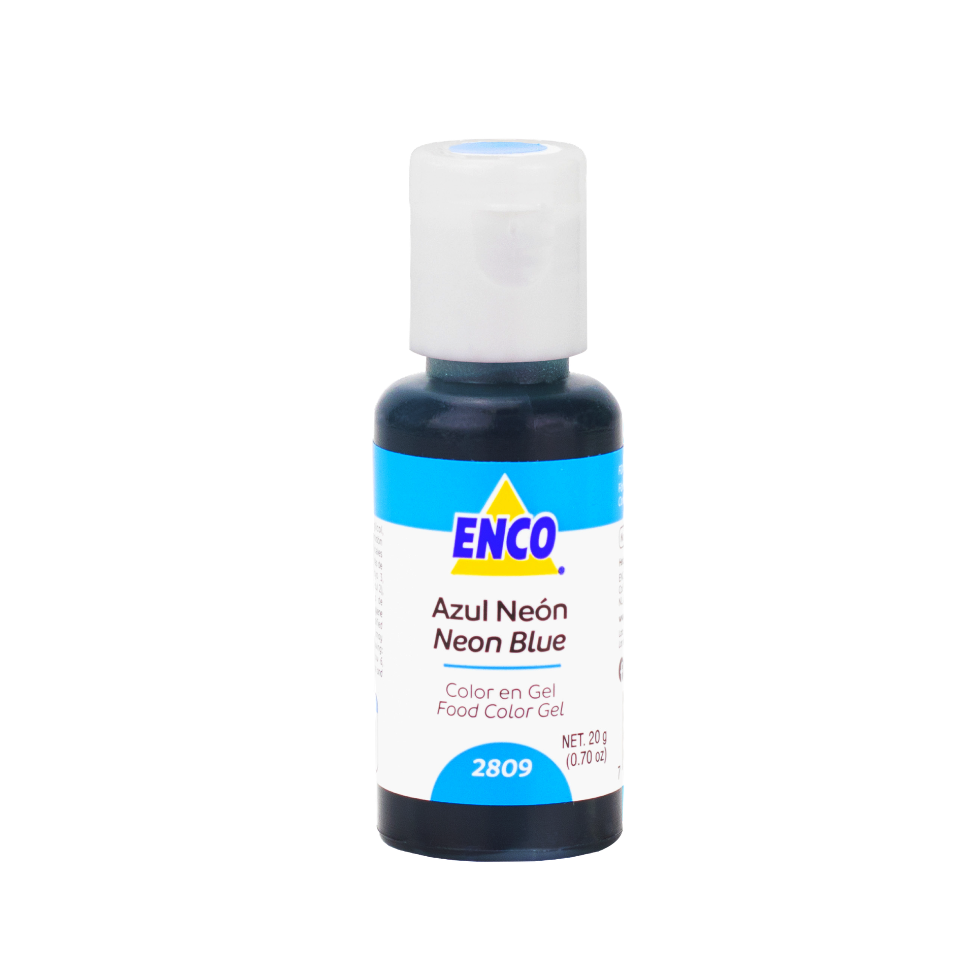 COLOR EN GEL AZUL NEON 20 GR ENCO