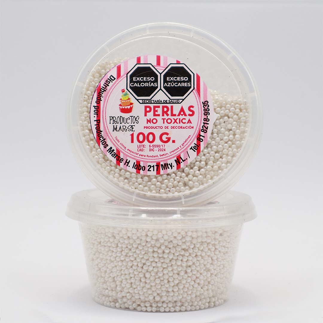 PERLA MATE MINI BLANCA 100 GR MARSE