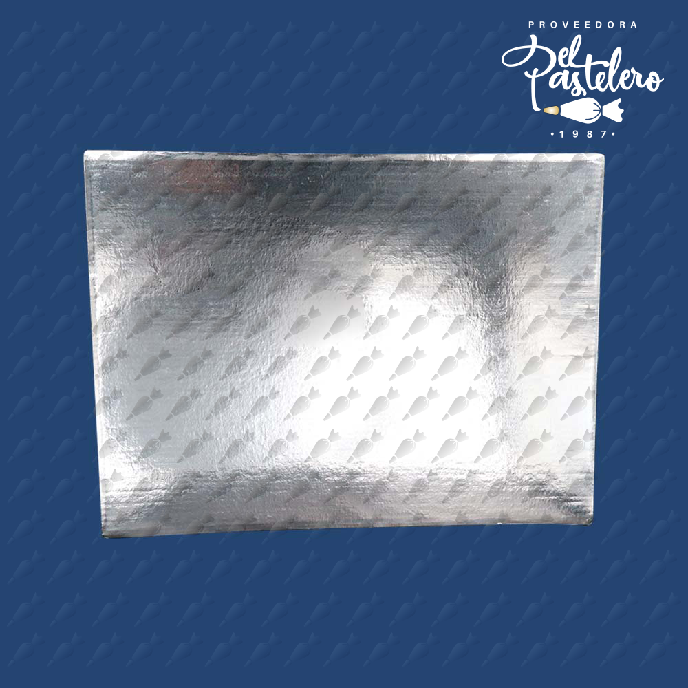 BASE RECTANGULAR DOBLE LISTON 42 X 56CM PAQUETE 50 PIEZAS