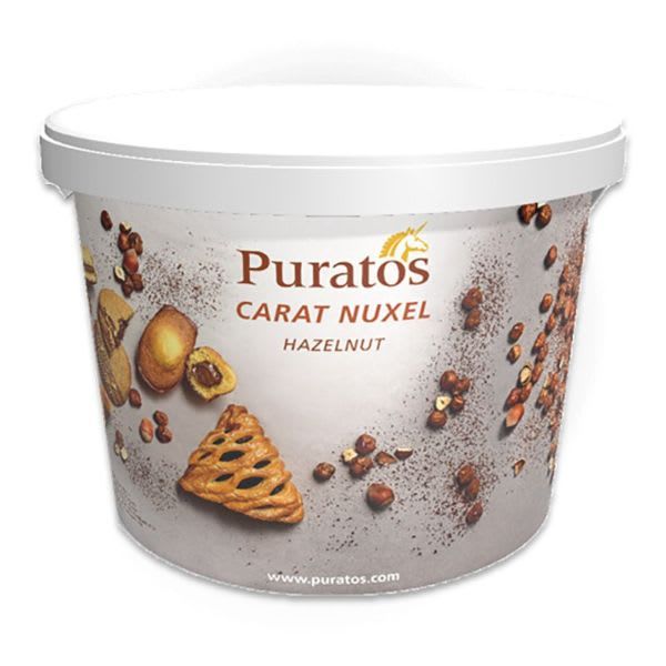 CARAT NUXEL RELLENO AVELLANA CUBETA 3 KG PURATOS