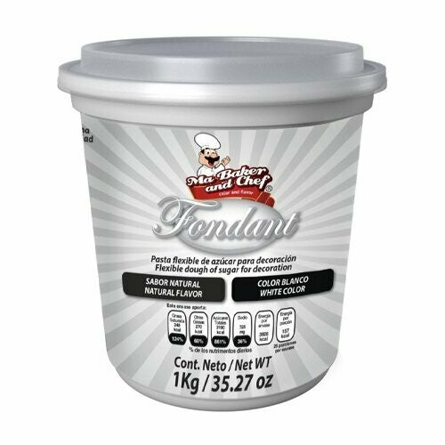 FONDANT BLANCO SABOR NATURAL KILO MA BAKER