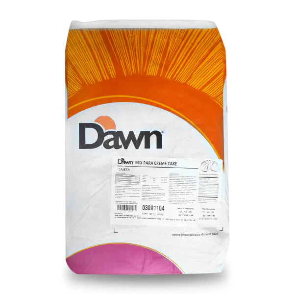 HARINA PREPARADA CREME CAKE CAJETA BULTO 20 KG DAWN
