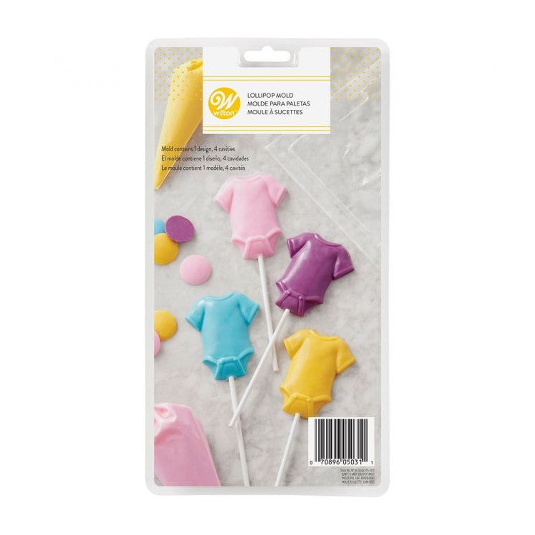 MOLDE PARA CHOCOLATE ROPITA BEBE WILTON