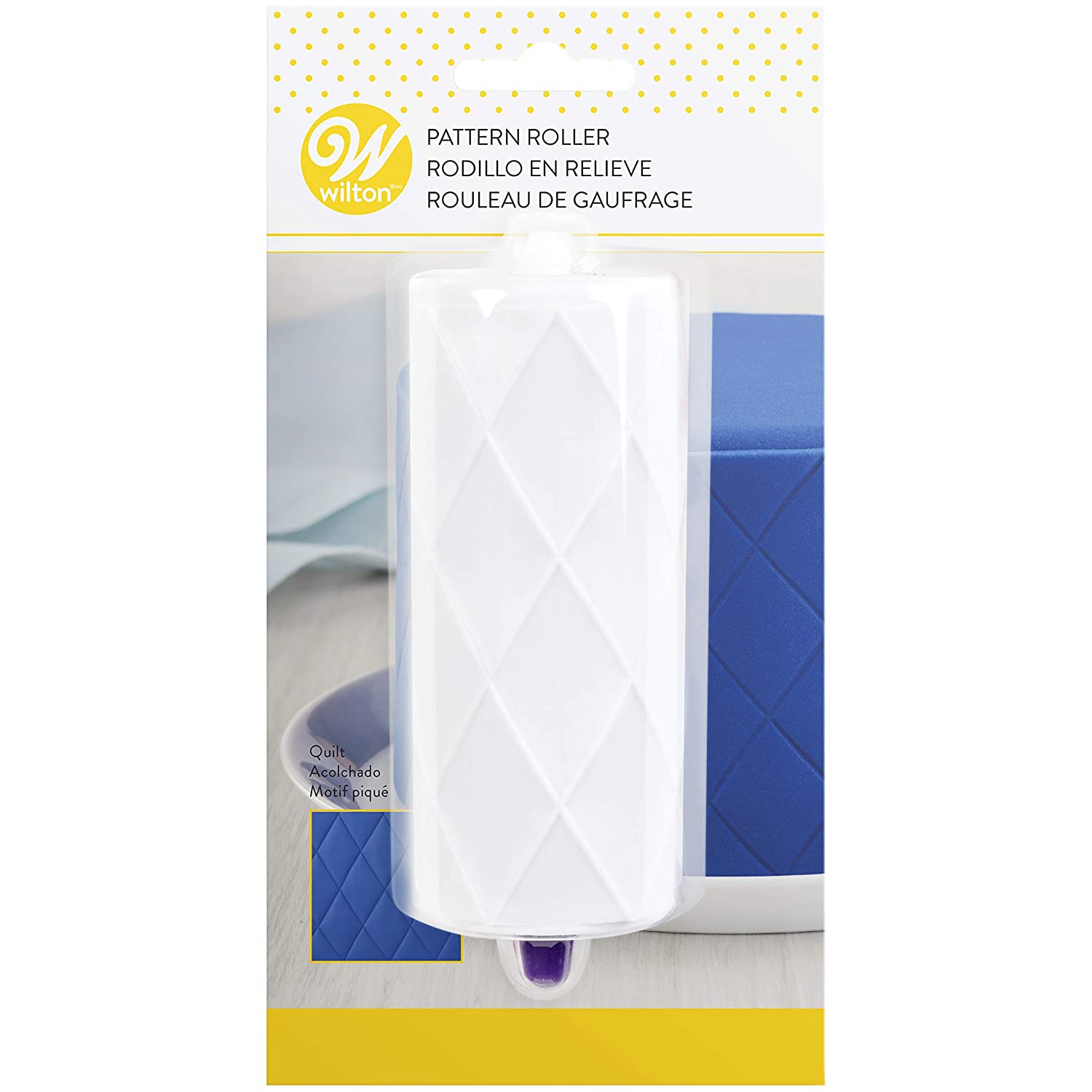RODILLO MARCADOR ROMBOS FONDANT WILTON