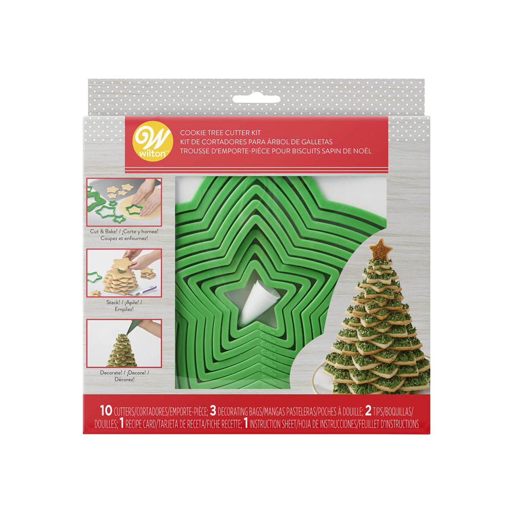CORTADORES GALLETA ARBOL NAVIDAD 15 PIEZAS WILTON