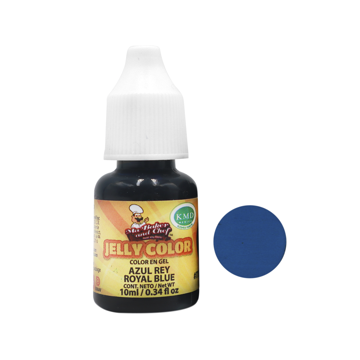 COLOR AZUL REY 10 ML MA BAKER – Distribuidora Del Pastelero
