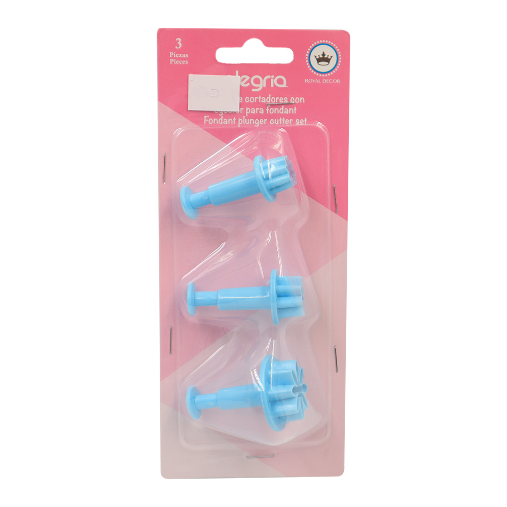 CORTADOR EYECTOR PLASTICO FONDANT MARGARITAS