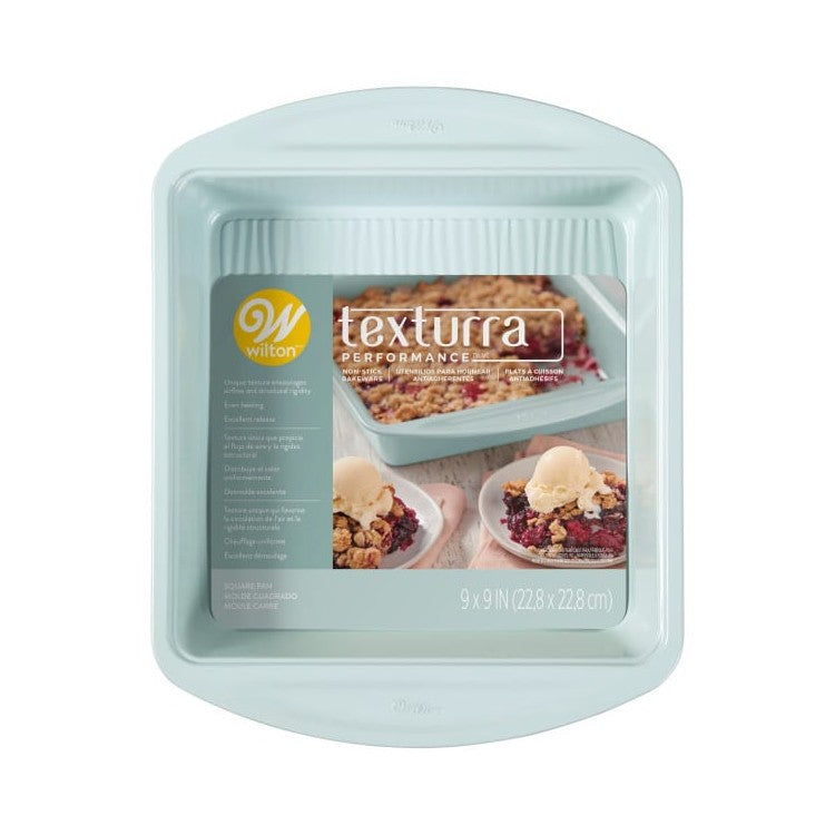 MOLDE CUADRADO PASTEL ALUMINIO 22.5CM WILTON