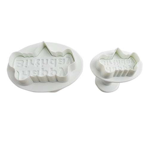 CORTADOR EYECTOR PLASTICO FONDANT HAPPY BRITHDAY