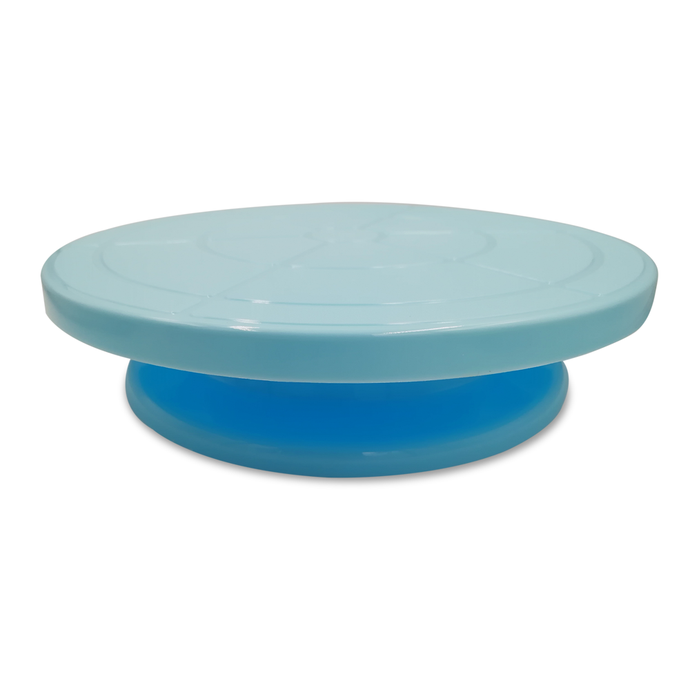 BASE GIRATORIA PLASTICO AZUL 28 CM ALEGRIA