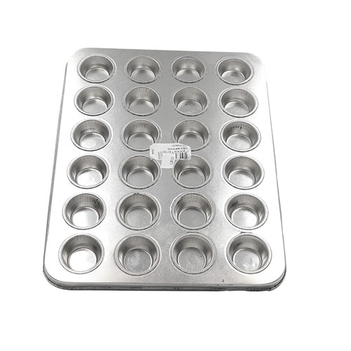 CHAROLA MINI MANTECADA LAMINA 24 CAVIDADES 26 X 36 CM ACSA