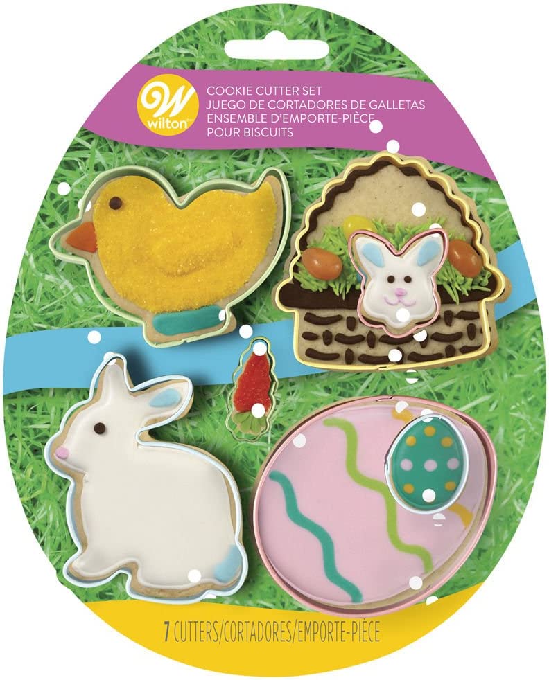 CORTADOR GALLETAS METALICO FIGURAS PASCUA WILTON