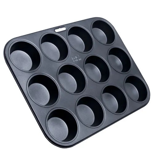 MOLDE MUFFIN ANTIADHERENTE 12 CAVIDADES ALEGRIA 1-121