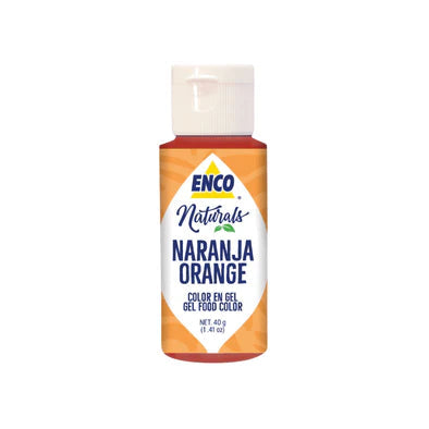 COLOR EN GEL NARANJA NATURAL 40 GR ENCO
