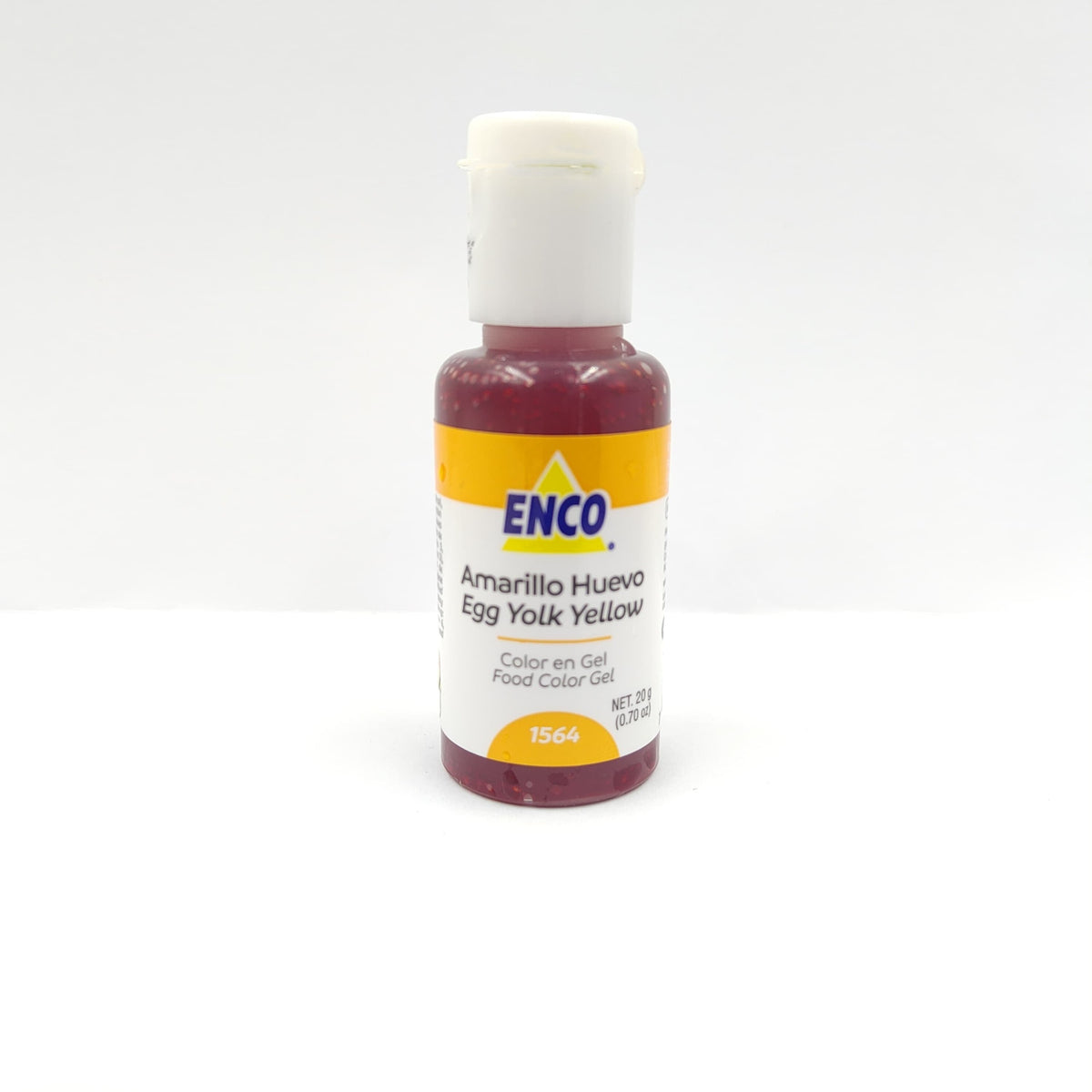 COLOR EN GEL AMARILLO HUEVO 20 GR ENCO – Distribuidora Del Pastelero