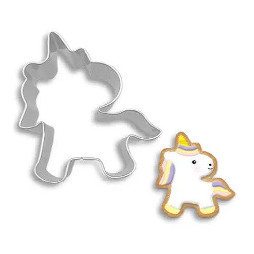 CORTADOR GALLETAS METALICO UNICORNIO BEBE 7 X 5.5CM