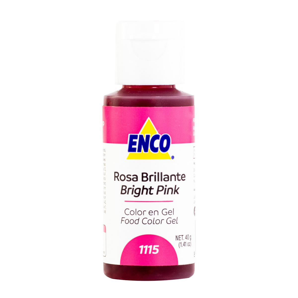 COLOR EN GEL ROSA BRILLANTE 40 GR ENCO – Distribuidora Del Pastelero
