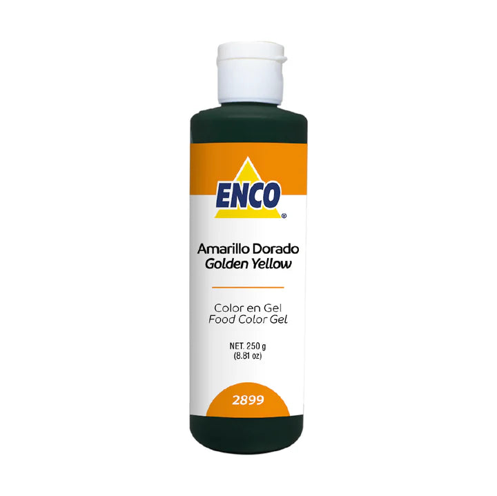 COLOR EN GEL AMARILLO DORADO 250 GR ENCO