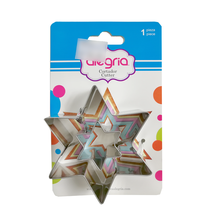 CORTADOR GALLETAS ACERO INOXIDABLE ESTRELLA 7.5 CM