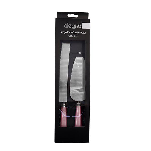JUEGO PALA Y CUCHILLO PARA PASTEL 2 PIEZAS ALEGRIA