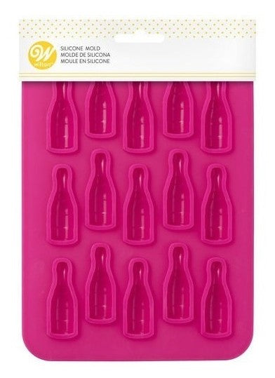 MOLDE PARA CHOCOLATE BOTELLA VINO WILTON