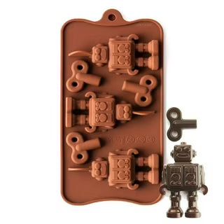 MOLDE SILICÓN ROBOTS 6 CAVIDADES ALEGRIA 5-5326