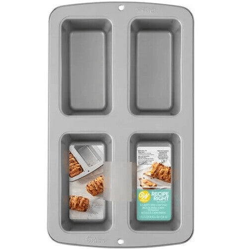 MOLDE PANQUE 4 CAVIDADES 5 X 36.5 X 22 CM WILTON