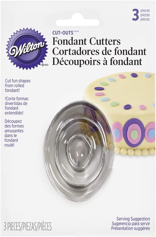 CORTADOR GALLETAS METALICO FIGURA OVALADOS WILTON