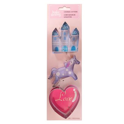 CORTADOR GALLETAS METALICO CASTILLO BAKE DARLING