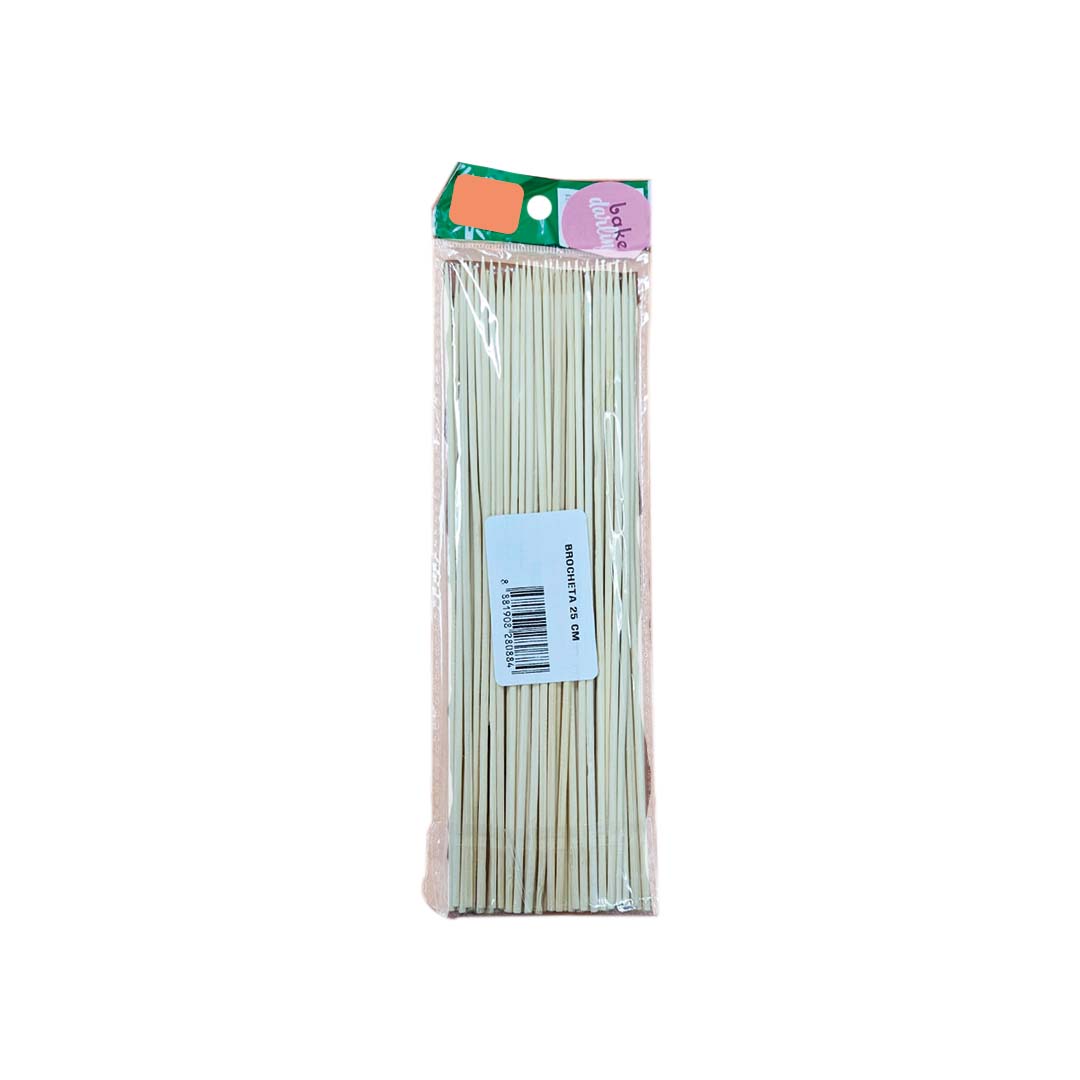 PALILLO BAMBU BROCHETA 25 CM BAKE DARLING