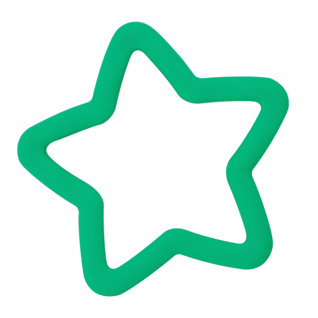 CORTADOR GALLETAS PLASTICO ESTRELLA NAVIDEÑA